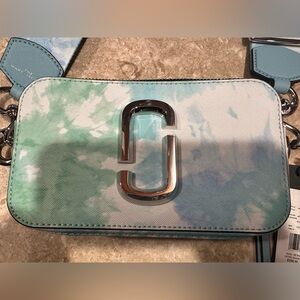 Marc Jacobs Tie-Dye Blue & Green Snapshot Camera Bag